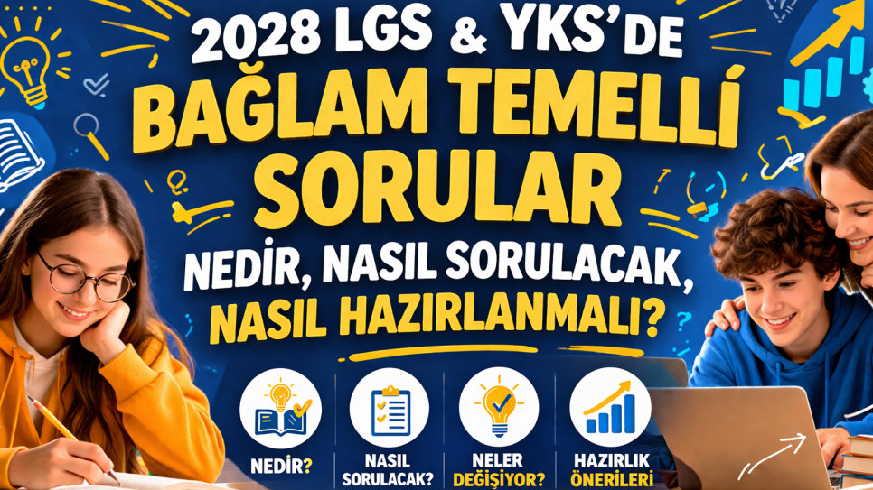 2028 LGS ve YKS’de Bağlam Temelli Sorular: Veliler ve Öğrenciler İçin Eksiksiz Rehber | Kitap Kurdu