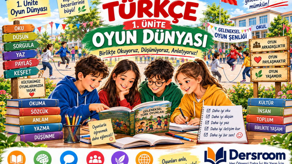 5. Sınıf Türkçe 1. Ünite Bağlam Temelli Sorular ve LEC Örnekleri | Dersroom