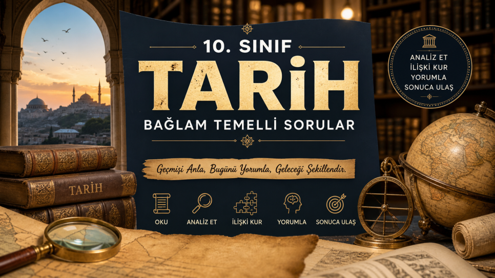 Bağlam Temelli Tarih Soruları – 10. Sınıf Yeni Nesil PDF | Kitap Kurdu